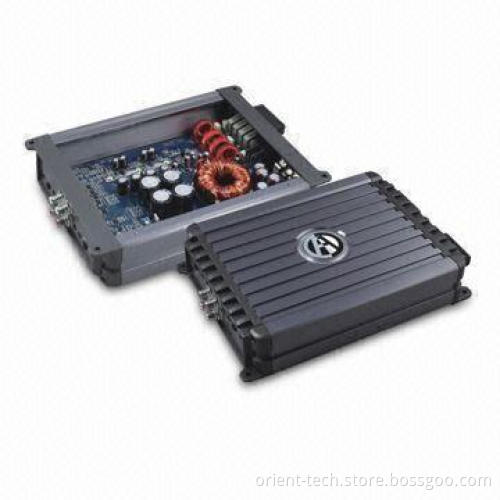 80W x 4CH @ 4 OHMS Full Range Digital Compact Car Amplifier, Measures 250 x 176 x 51mm